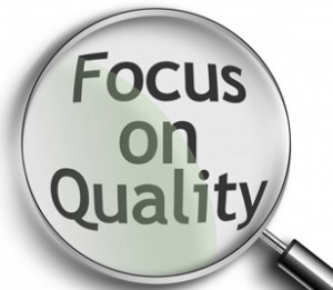 focus op kwaliteit onder vergrootglas